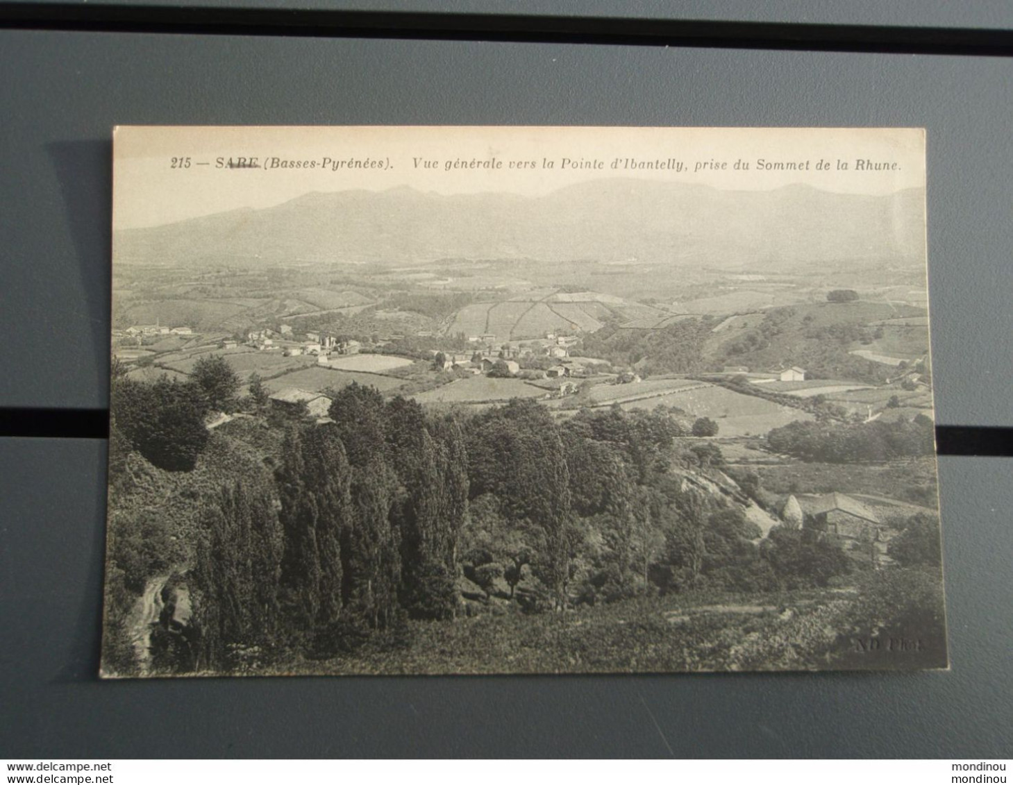 Cpa SARE Vue Générale Vers La Pointe D'Ibantelly, Prise Du Sommet De La Rhune - Sare