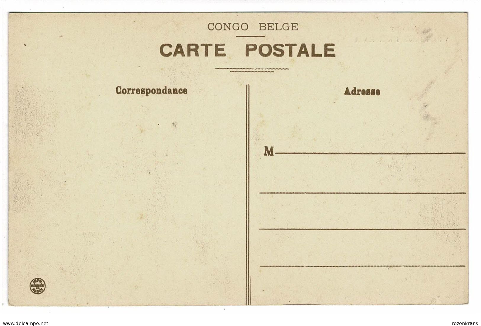 Belgisch Congo Belge CPA Rare  Village Bateke A Kinshasa (En Très Bon état) - Kinshasa - Léopoldville