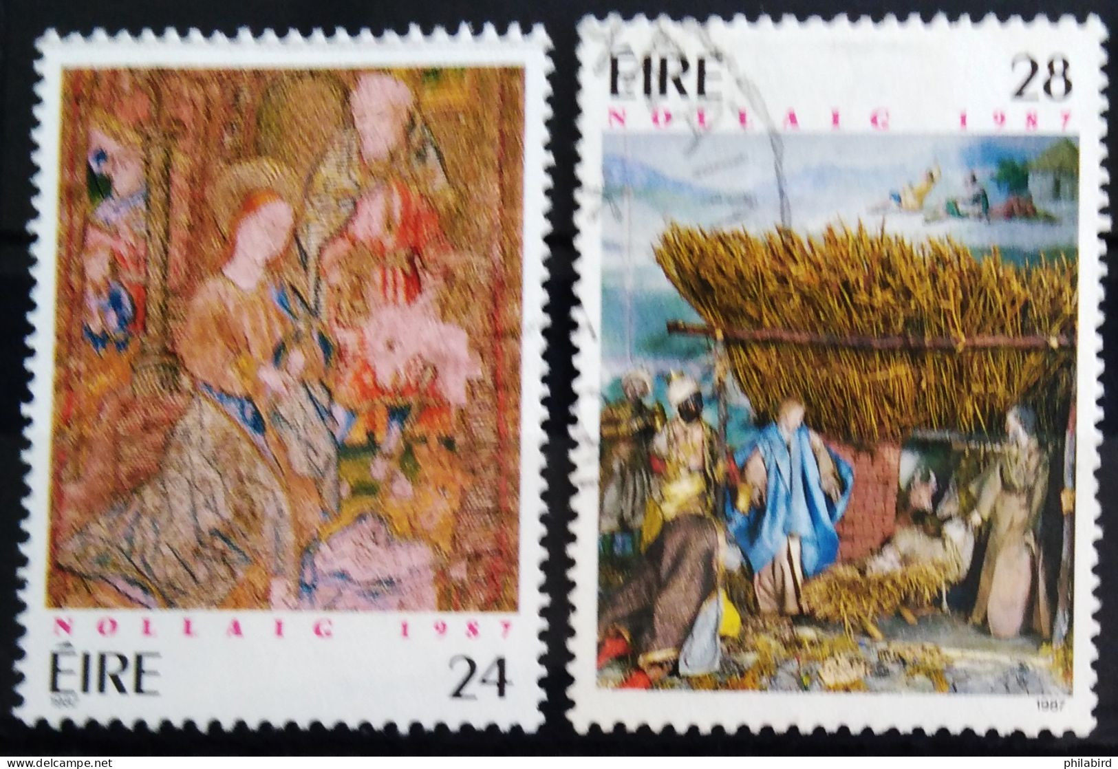 IRLANDE                      N° 640/641                      OBLITERE - Used Stamps