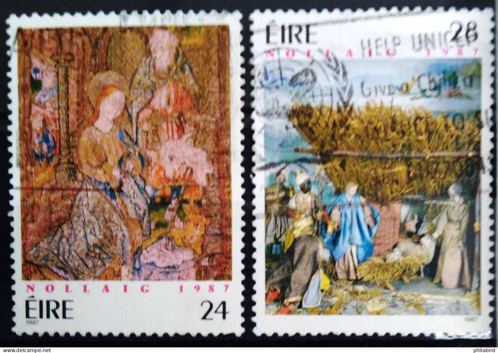 IRLANDE                      N° 640/641                      OBLITERE - Used Stamps