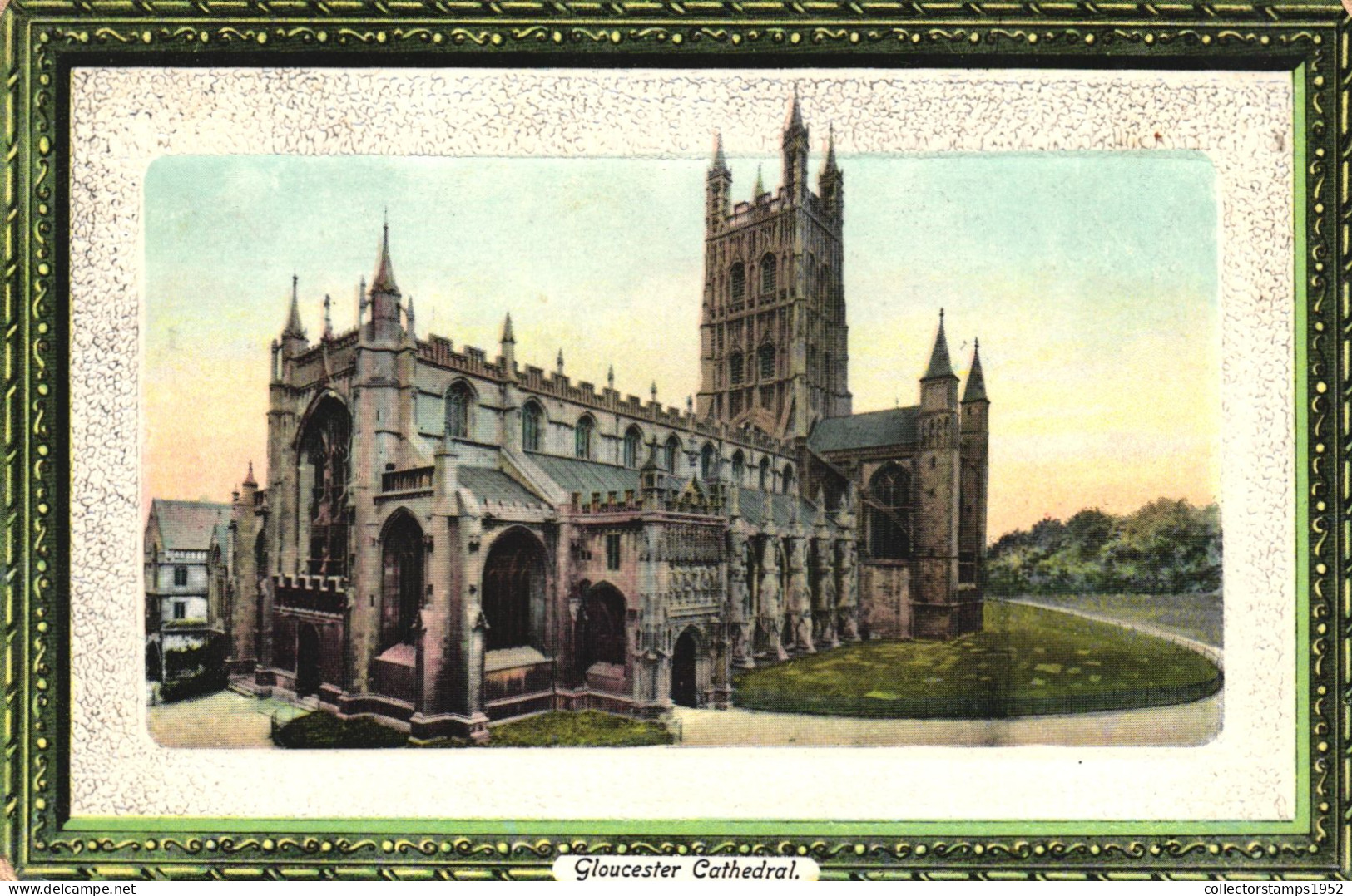 GLOUCESTER, CATHEDRAL, ARCHITECTURE, EMBOSSED, UNITED KINGDOM - Gloucester