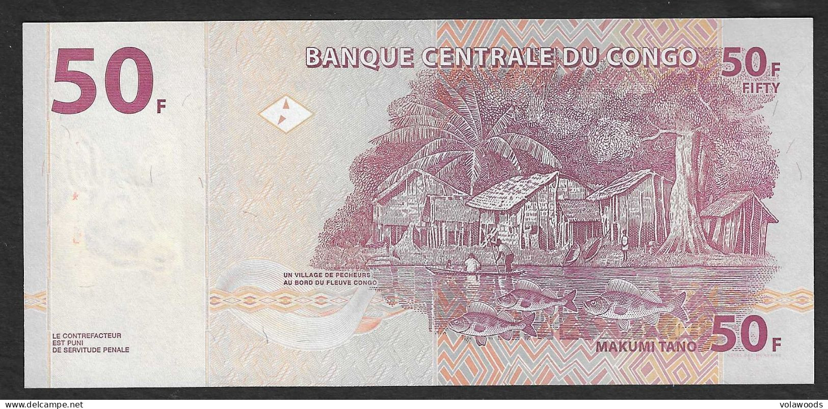 Rep. Dem. Del Congo - Banconota Non Circolata FdS UNC Da 50 Franchi P-97Aa.2 - 2013 #19 - République Démocratique Du Congo & Zaïre