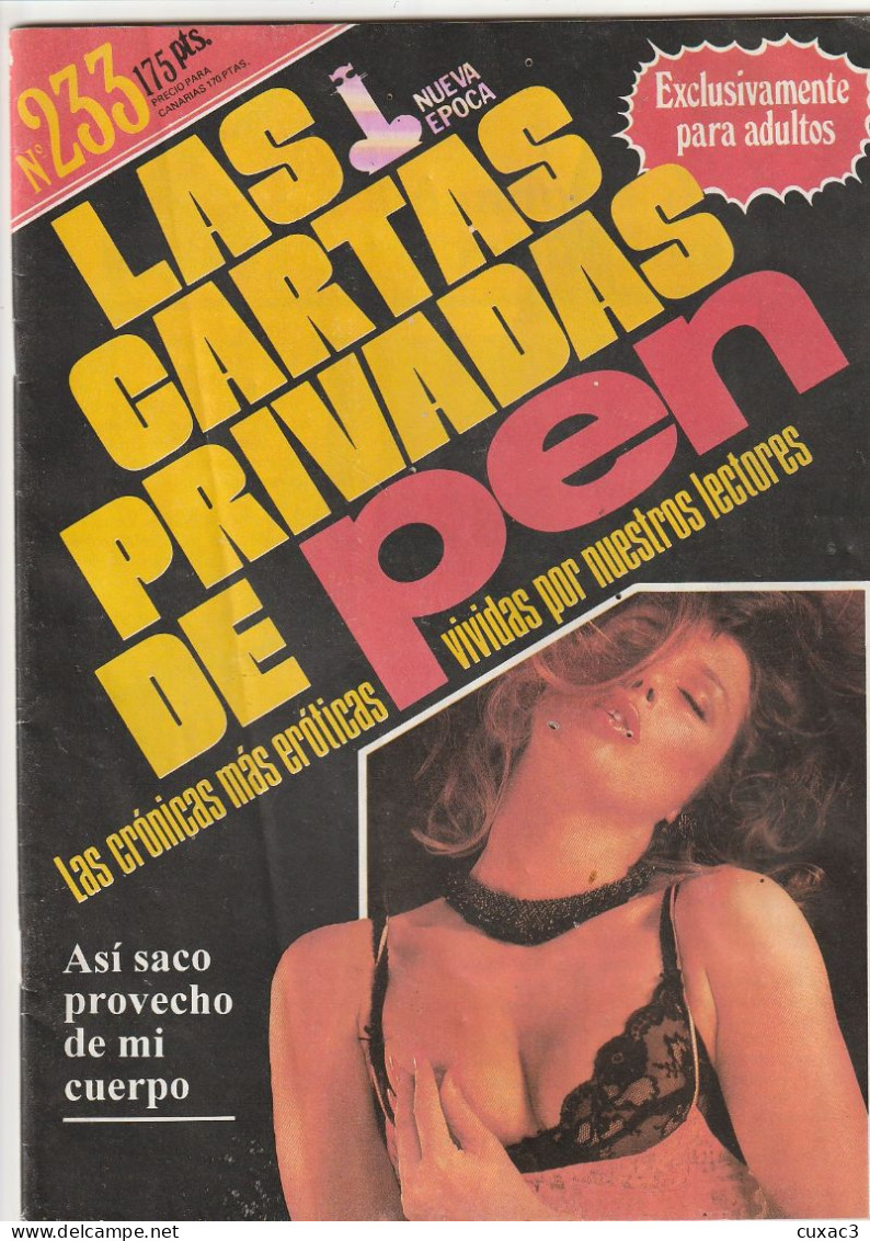 Pornographique  Revue  LAS CARTAS PRIVADAS DE PEN  N° 233 - Altri & Non Classificati