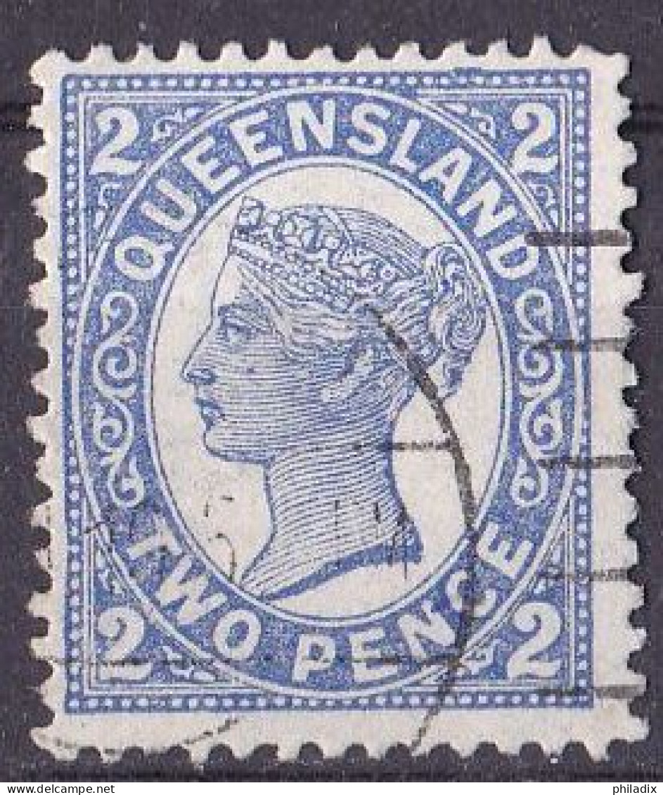 Queensland Marke Von 1897/07 O/used (A3-53) - Usati