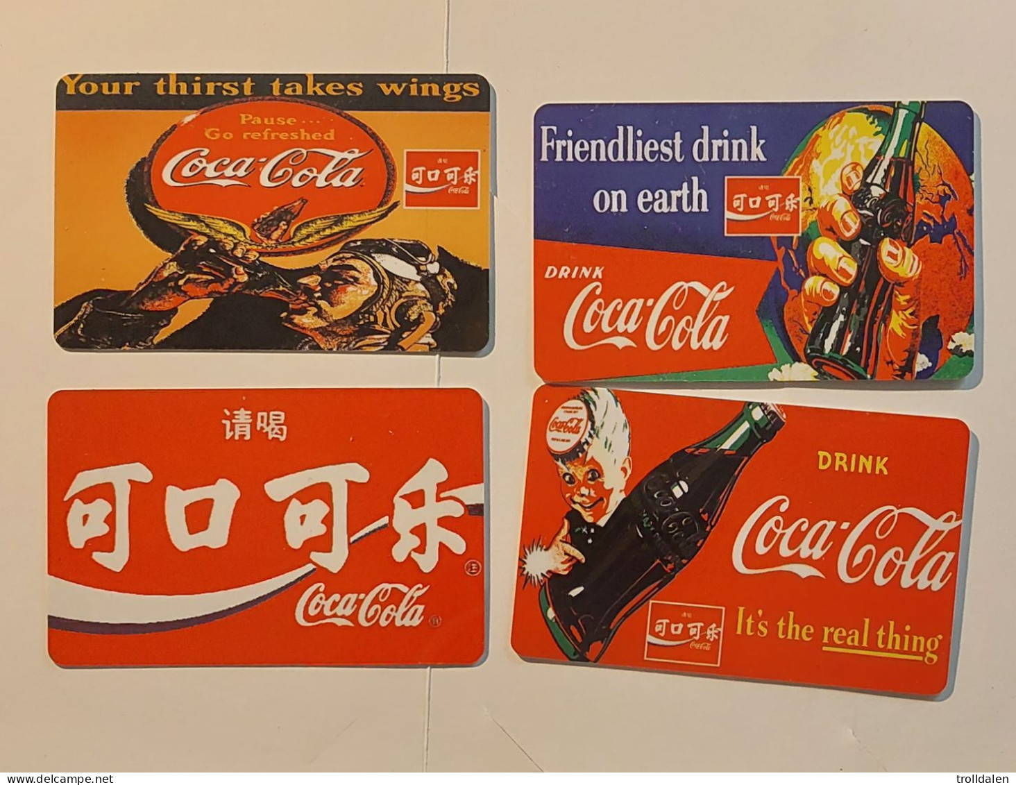 Folder With Coca Cola Cards , Fake Cards - Zambie