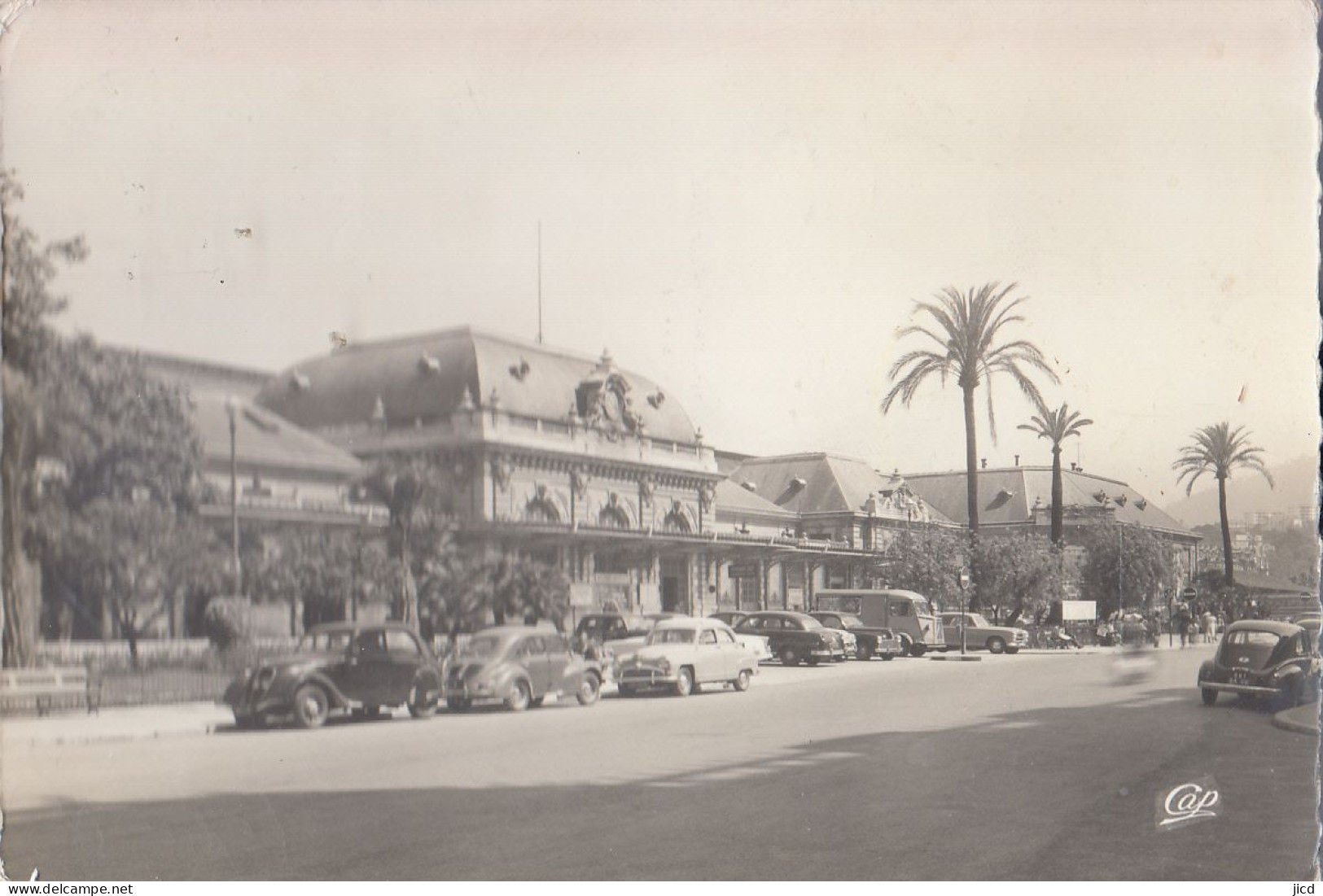 06-  Nice La Gare Centrale Cpsm Gm - Schienenverkehr - Bahnhof