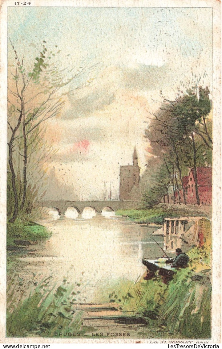 BELGIQUE - Bruges - Les Fosses - Tableau - Carlo - Edit Lith JL Goffart - Carte Postale Ancienne - Brugge