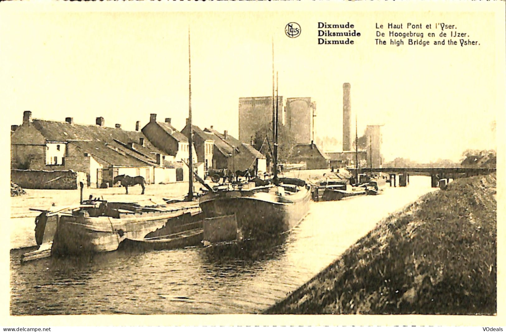 Belgique - Flandre Occidentale - Diksmuide - Dixmude - Le Haut Pont Et L'Yser - Diksmuide