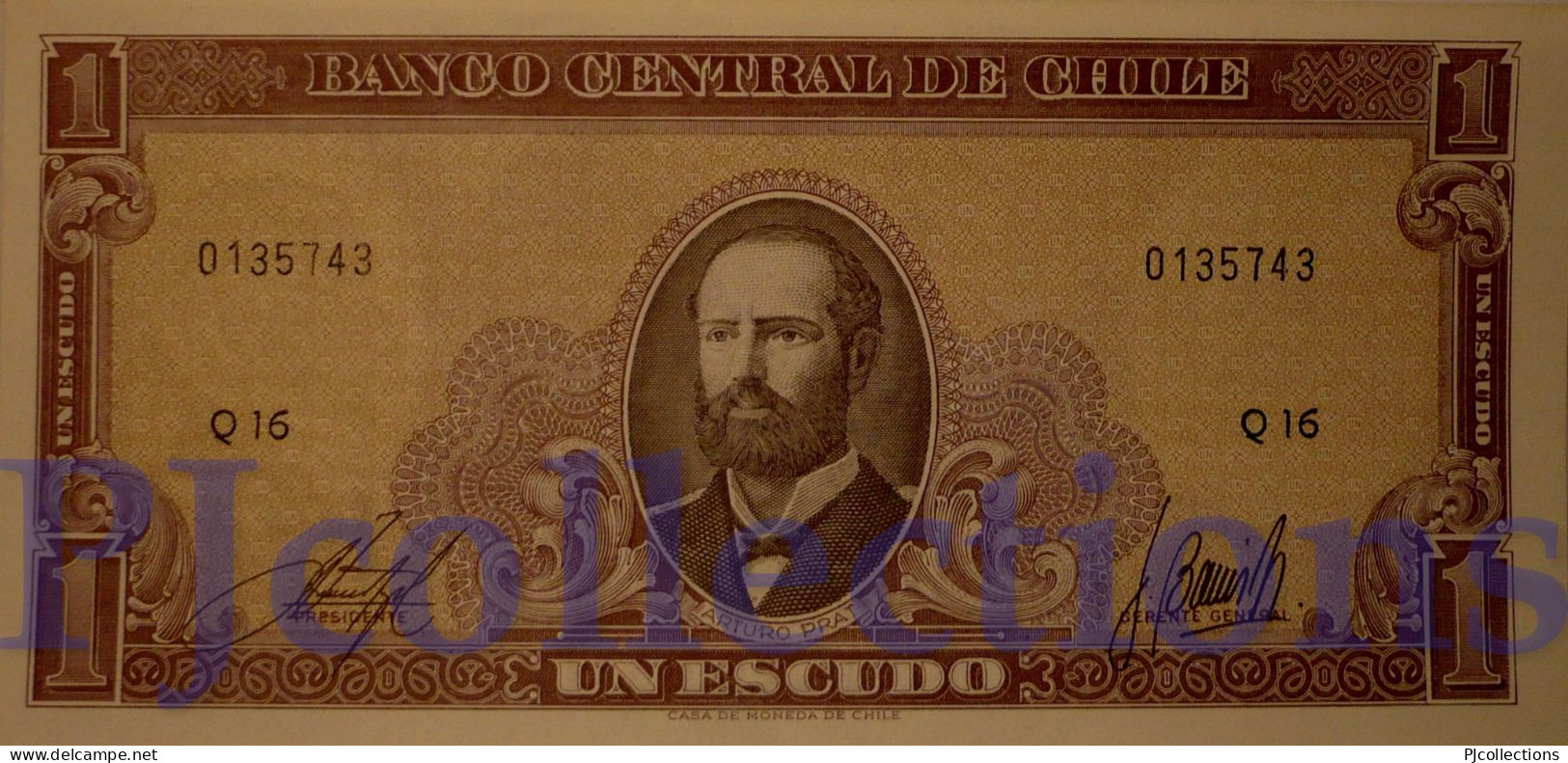 CHILE 1 ESCUDO 1964 PICK 136 UNC - Cile