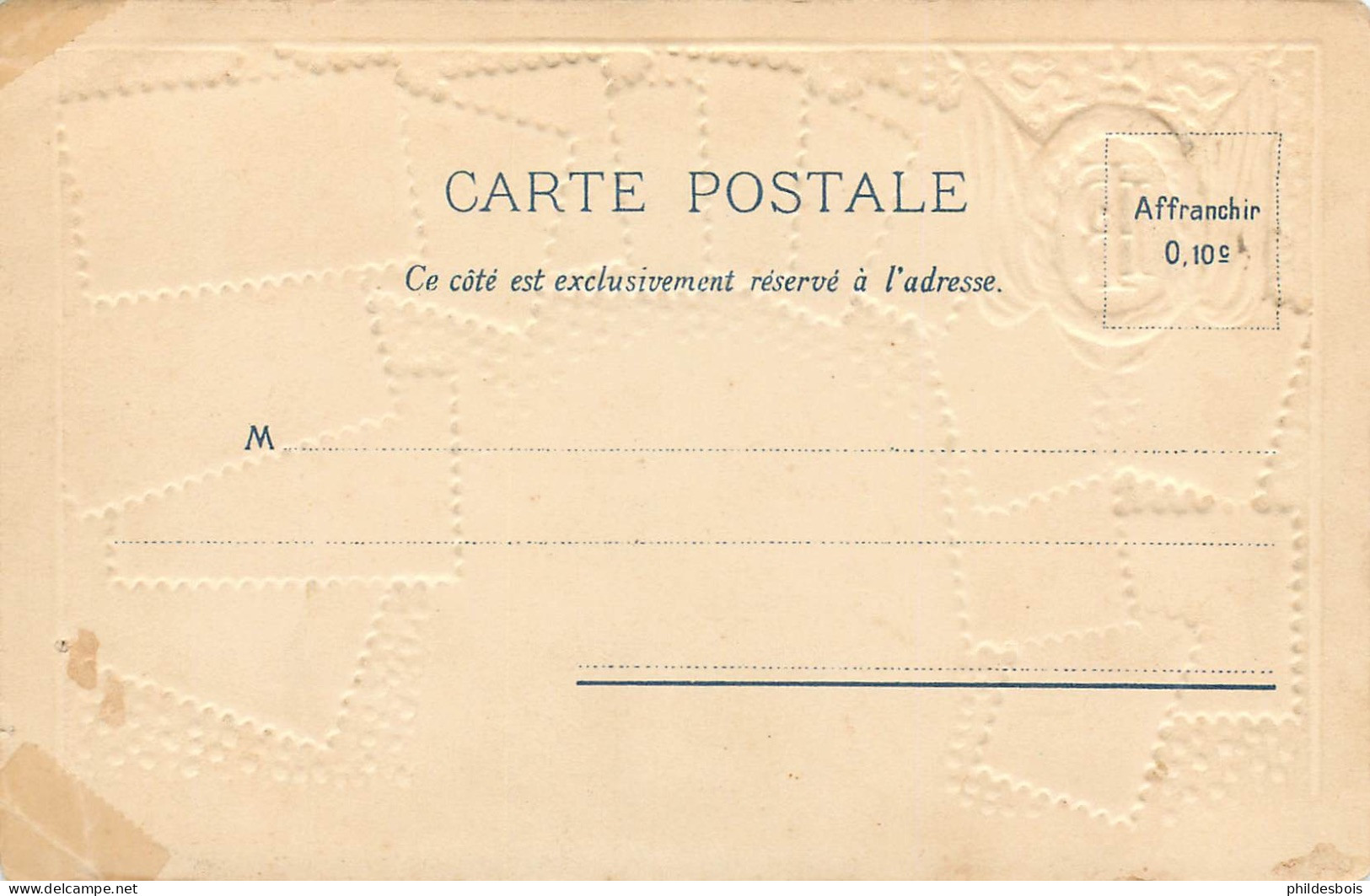 CARTE Représentation Timbres De Françe - Timbres (représentations)