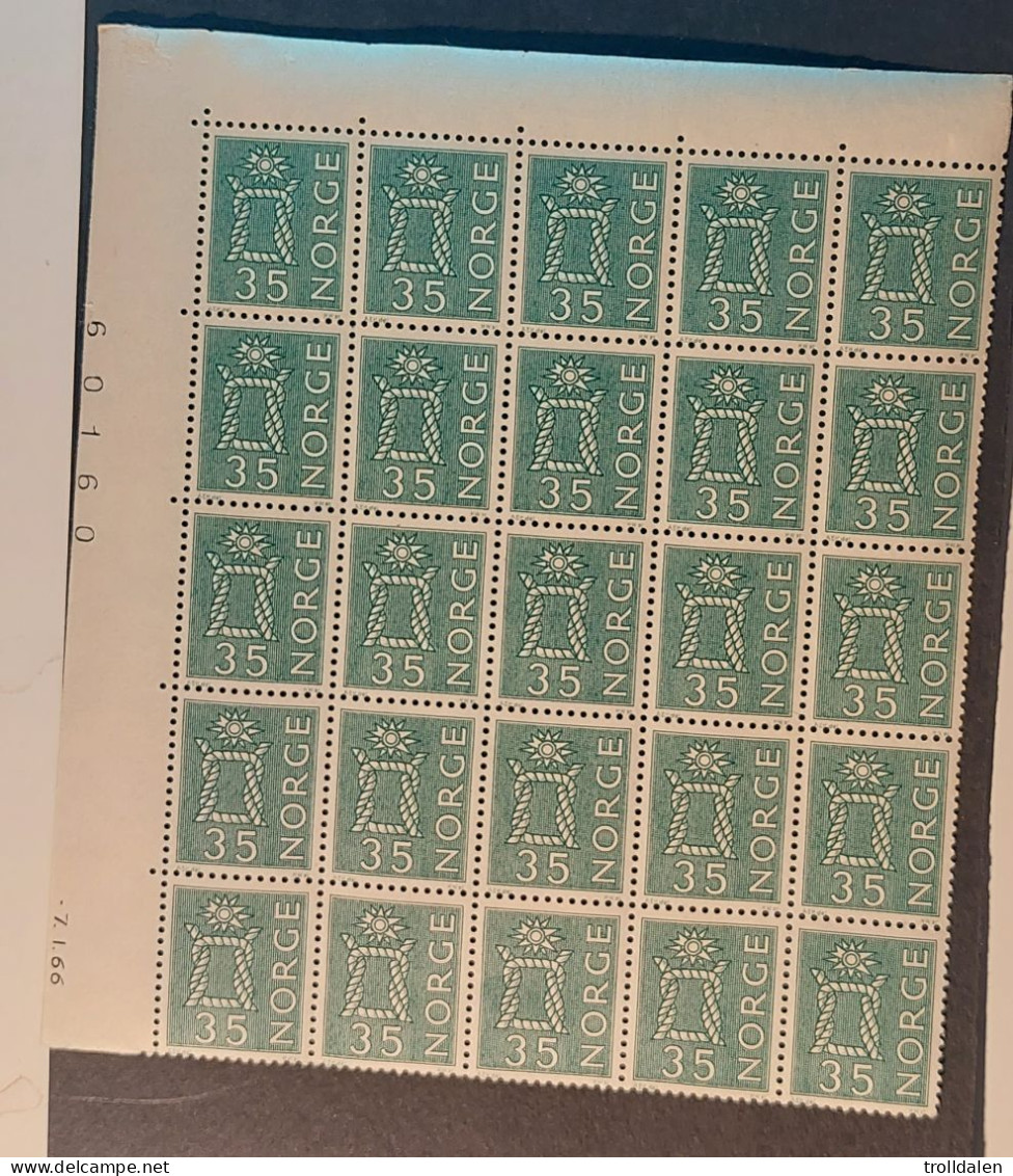 Mi Nr 482 MNH Block Of 25 - Blocs-feuillets