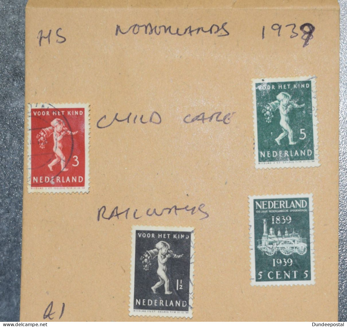 NEDERLAND  Netherlands  STAMPS  Child Welfare And Trains 1939    ~~L@@K~~ - Gebruikt