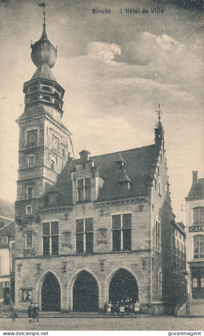 BINCE  L'HOTEL DE VILLE       2 SCANS - Binche