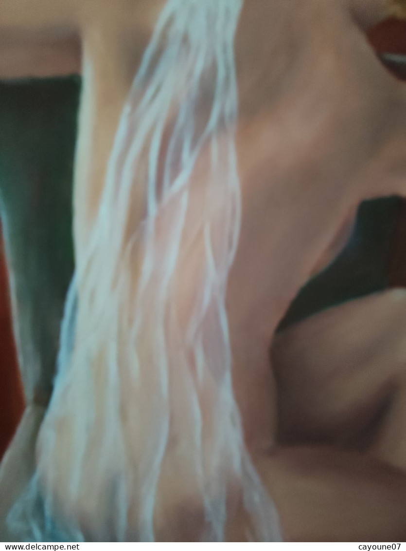 Lily AUGER (1949 - ) "Vénus" nu féminin huile ou acrylique sur toile datée 2017
