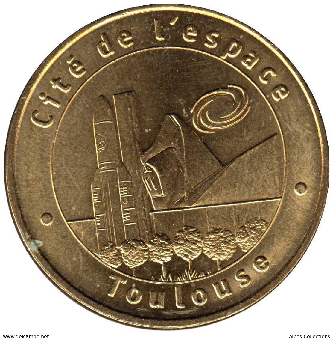 31-0100 - JETON TOURISTIQUE MDP - Cité Espace - Fusée Ariane - 2 Points - 2005.1 - 2005