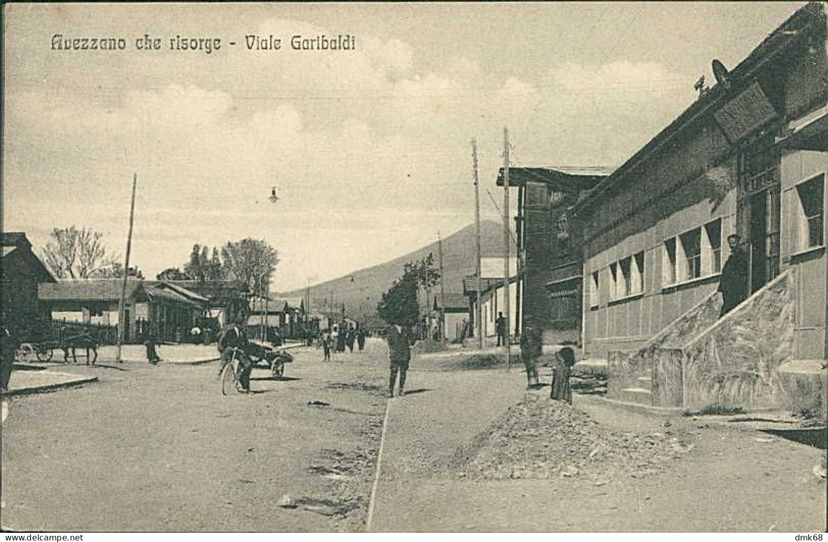 AVEZZANO ( L'AQUILA ) VIALE GARIBALDI - 1910s (19409) - Avezzano