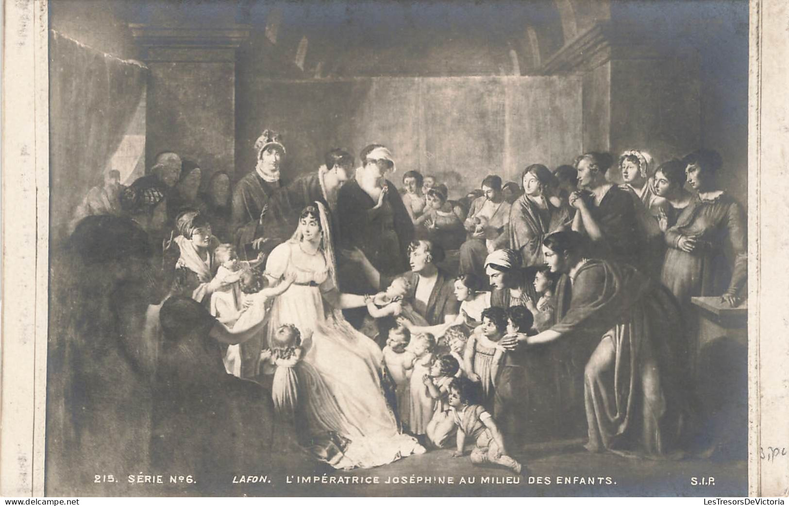 FAMILLES ROYALES - L'impératrice Joséphine Au Milieu Des Enfants - Carte Postale Ancienne - Königshäuser