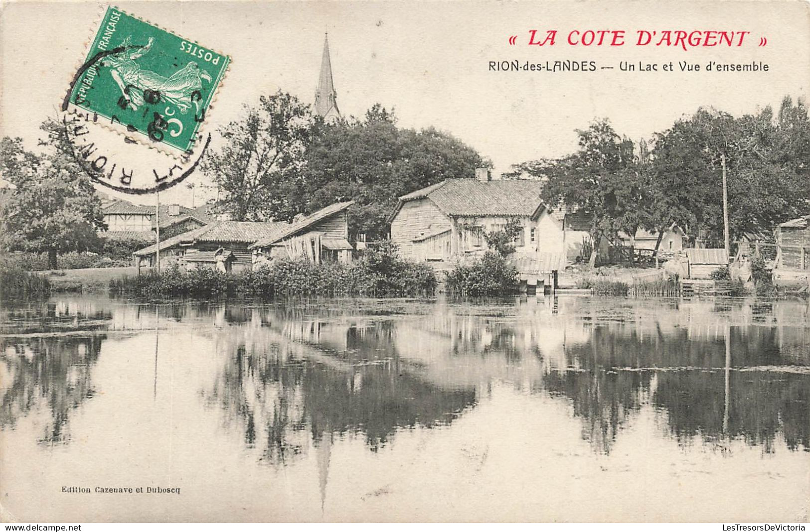 FRANCE - La Côte D'Argent - Rion Des Landes - Un Lac Et Vue D'ensemble - Carte Postale Ancienne - Altri & Non Classificati