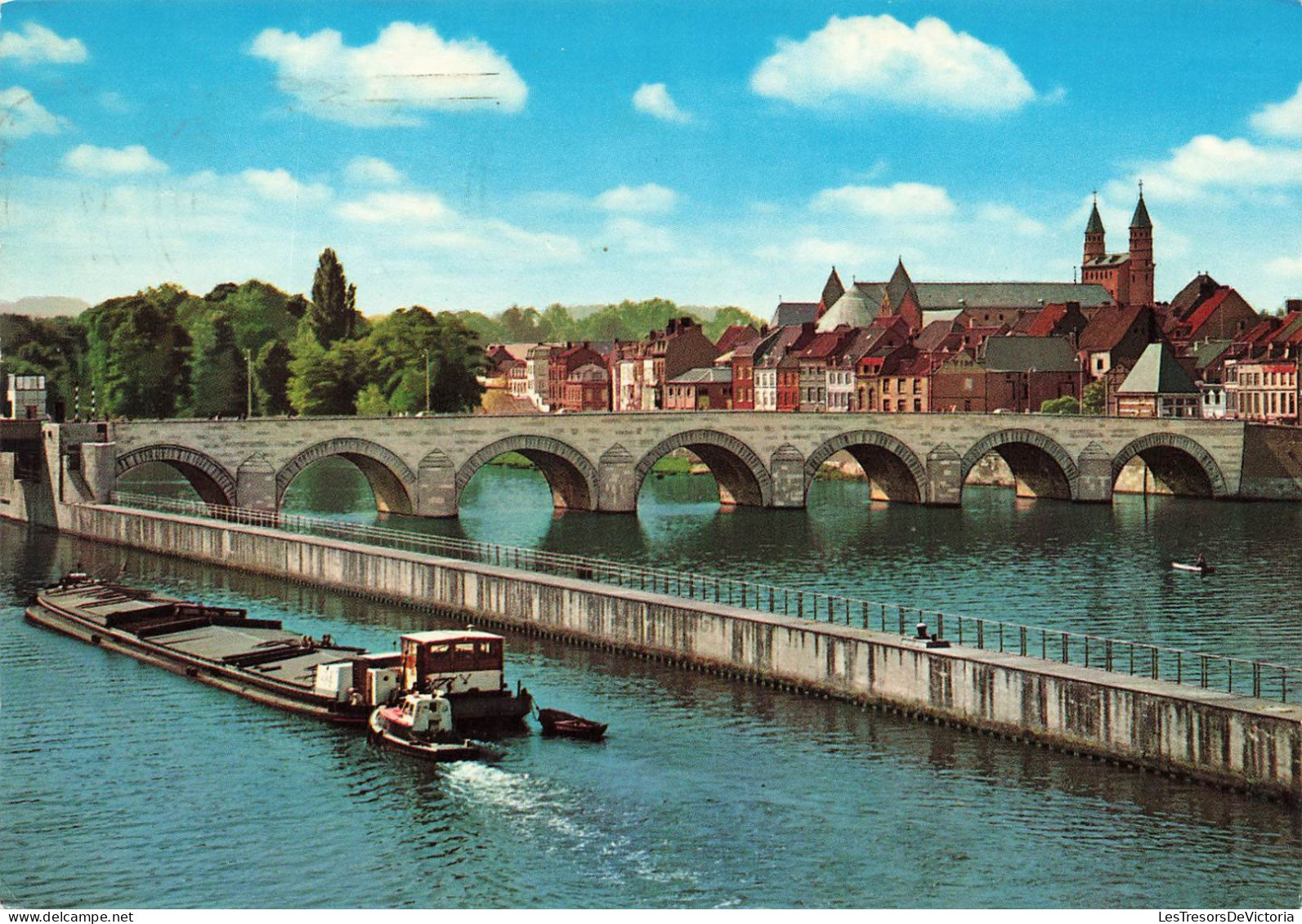 PAYS BAS - Maarstricht - Vue Sur Saint Servatiusburg - Colorisé - Carte Postale - Maastricht