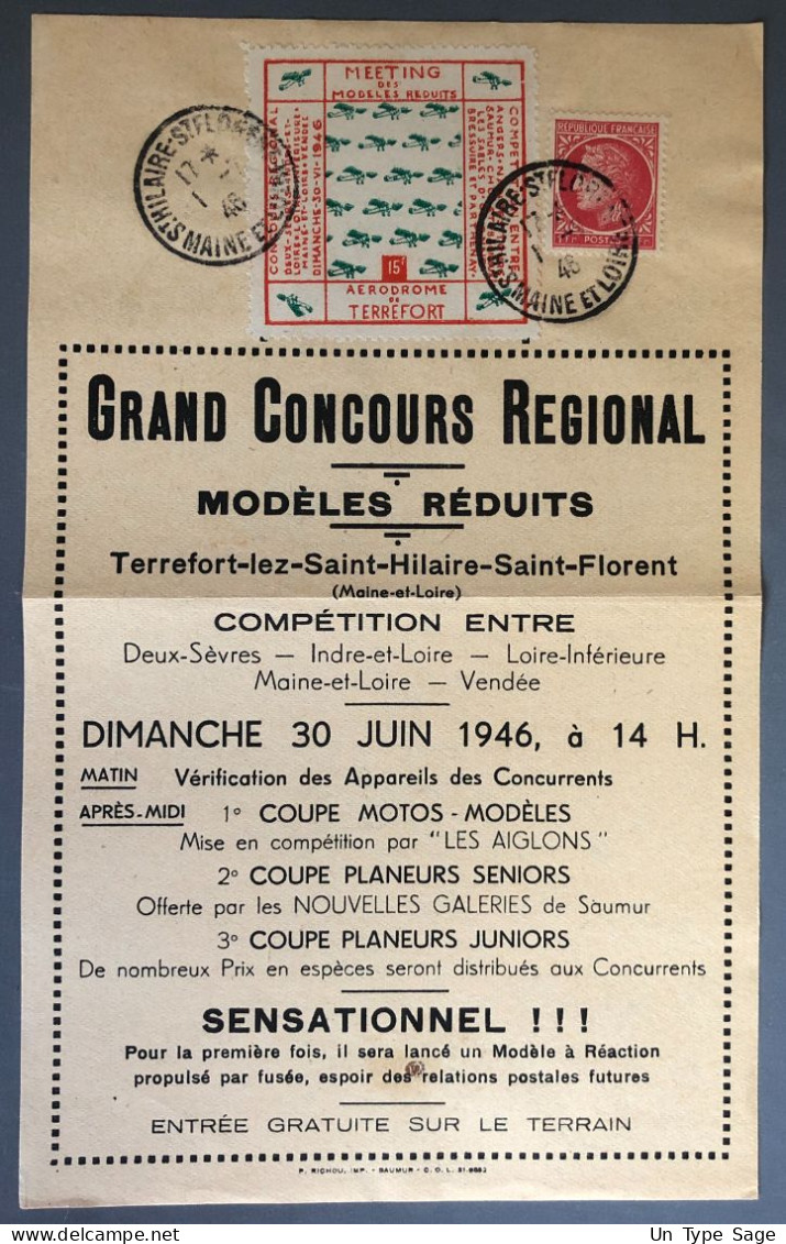 France, Divers Meeting Des Modèles Réduits 1946 - (W1392) - 1927-1959 Briefe & Dokumente
