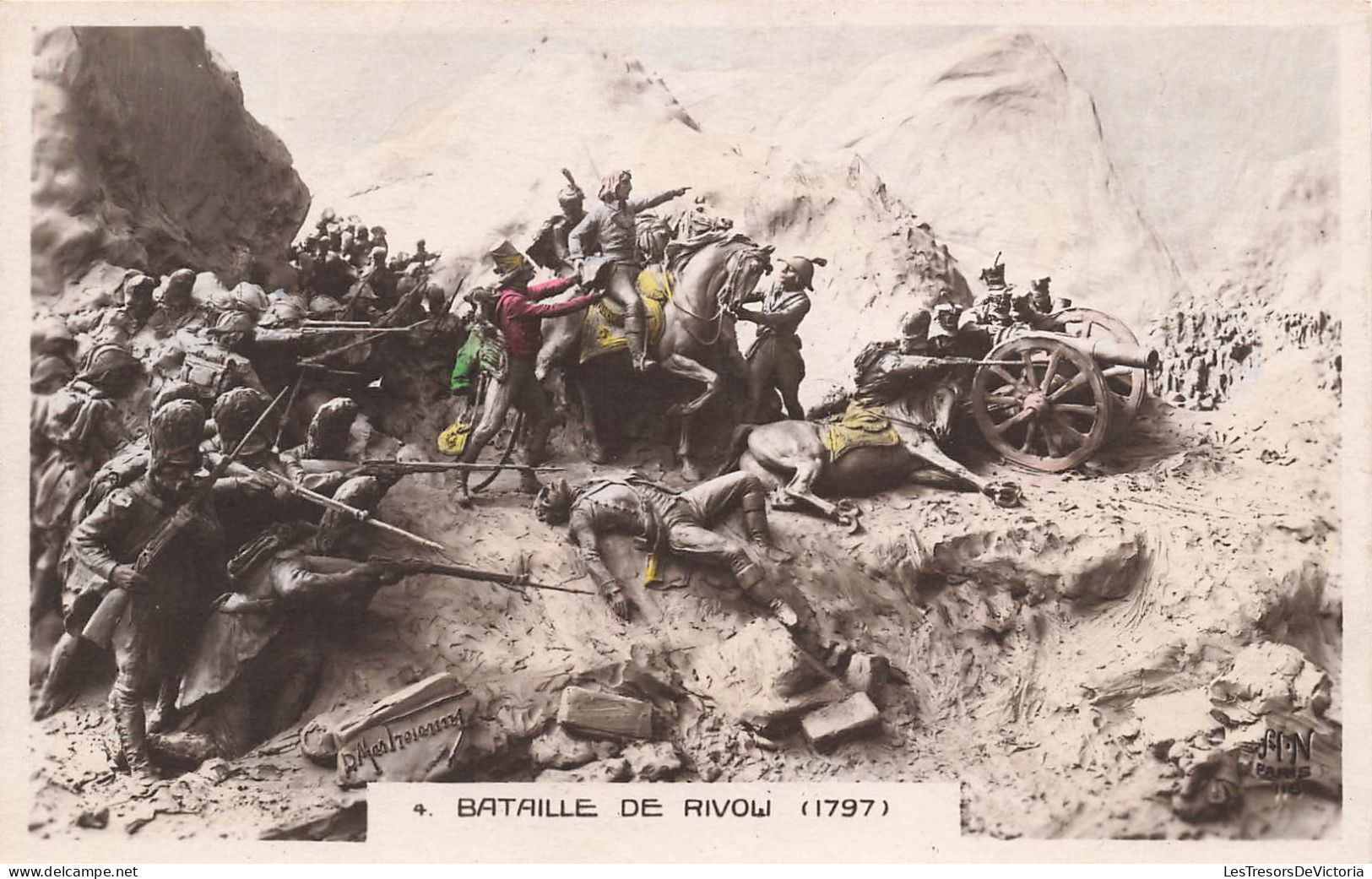 HISTOIRE - Bataille De Rivoli 1797 - Carte Postale Ancienne - Storia