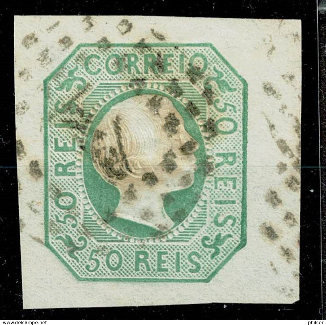 Portugal, 1855/6, # 8, Used - Gebruikt