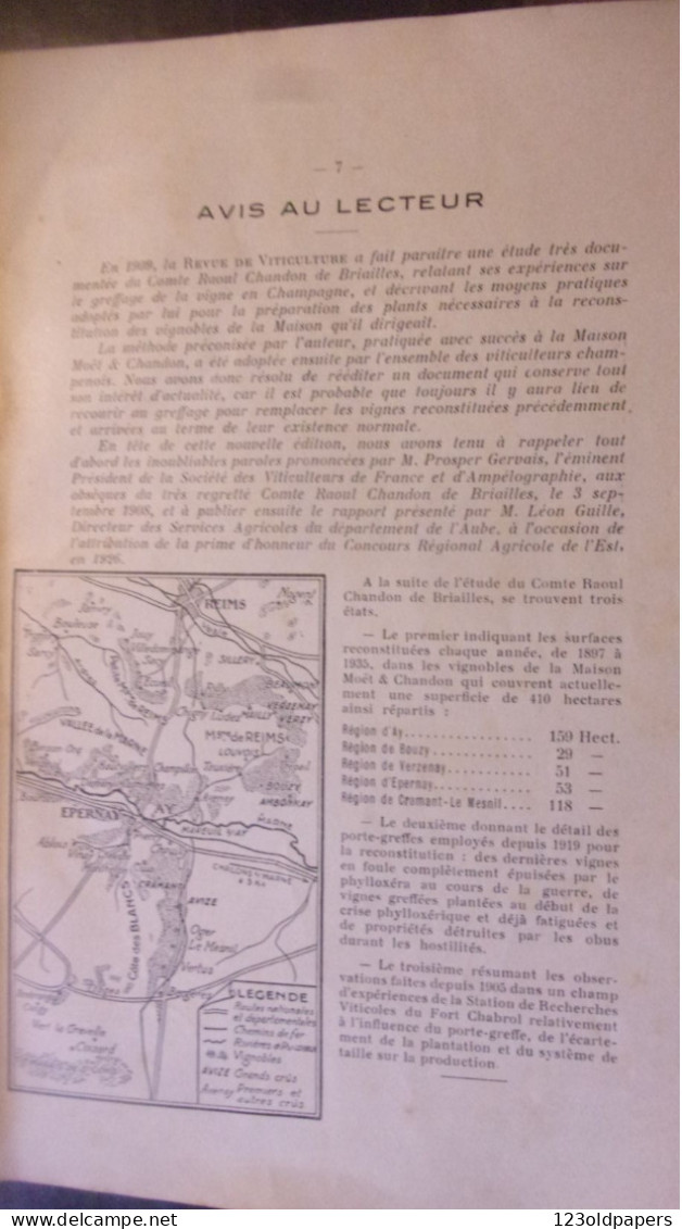 Le Greffage à L'Etablissement De Viticulture - Maison Moët Et Chandon 1935 - Raoul Chandon De Briallles CHAMPAGNE REIMS - Tuinieren