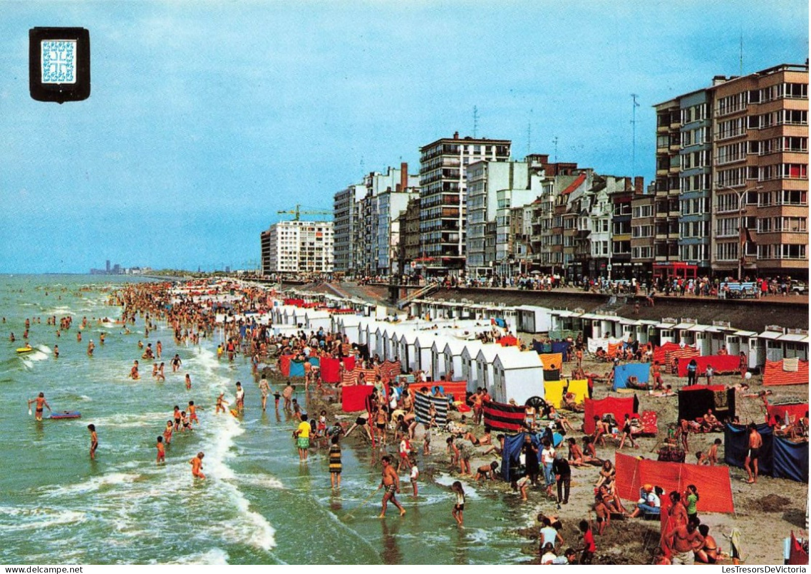 BELGIQUE - Middelkerke - Vue Sur La Plage Et Digue De Mer - Animé - Colorisé - Carte Postale - Middelkerke