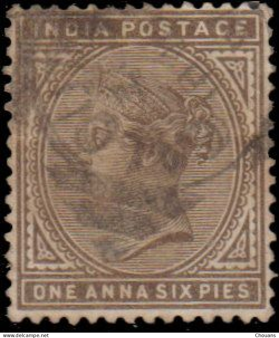 Inde Anglaise 1882. ~ YT 36 - 1 A. 6 P. Victoria - 1882-1901 Impero