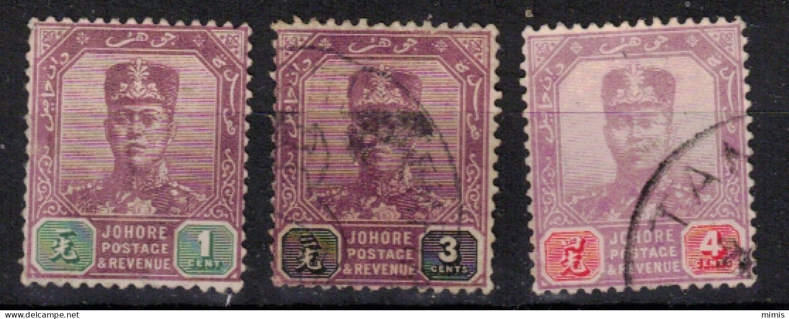 JOHORE (Malaysie)  43-45-46 (o) - Johore