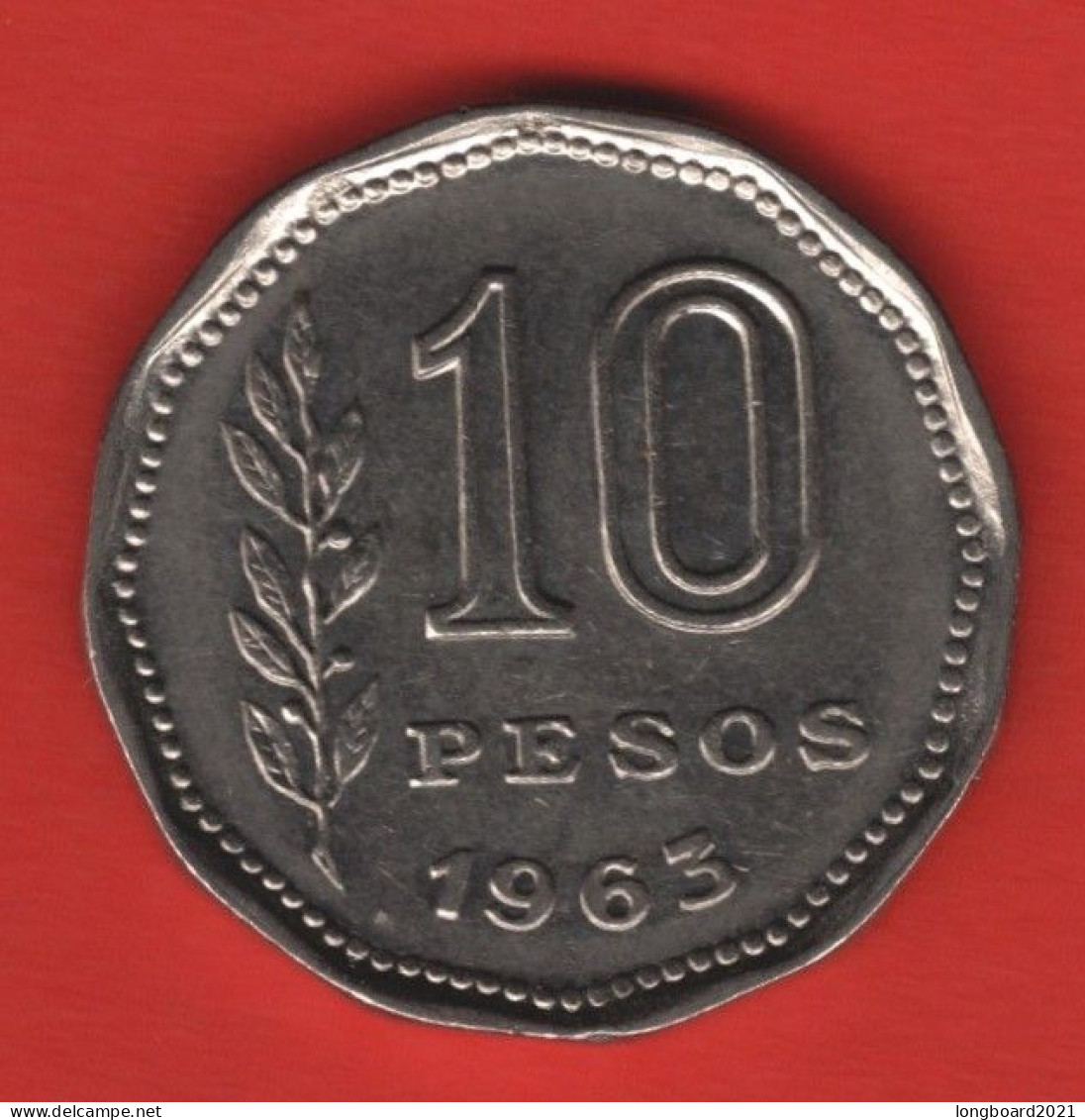 ARGENTINA - 10 PESOS 1963 - Argentine