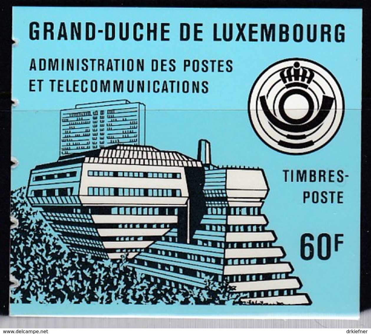 LUXEMBURG  Markenheftchen 1, Postfrisch **,  Blauer Deckel, 100. Geburtstag Von Robert Schuman, 1986 - Postzegelboekjes
