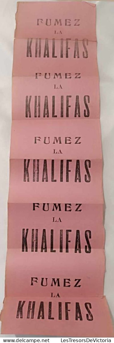 Vieux Papiers - Billets De Loterie - Fumez La Khalifas - Publicité - Tombola De Bienfaisance - Billetes De Lotería