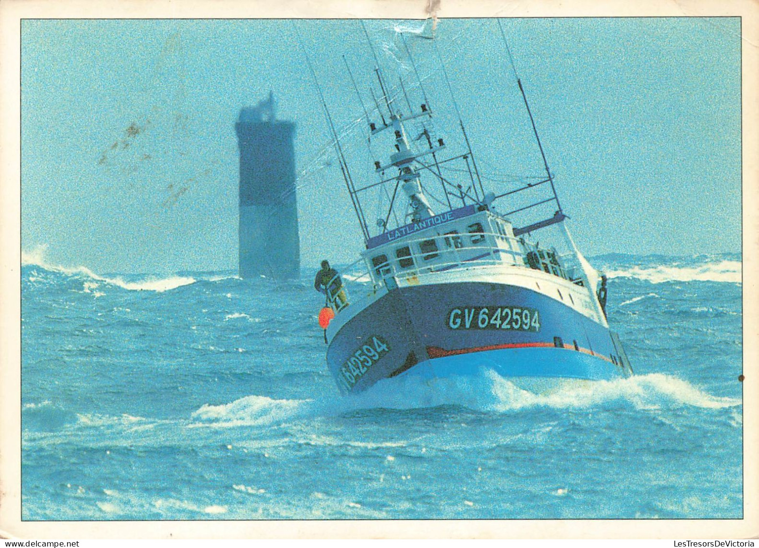 TRANSPORTS - Retour De Pêche Par Mer Grosse - Colorisé - Carte Postale - Visvangst