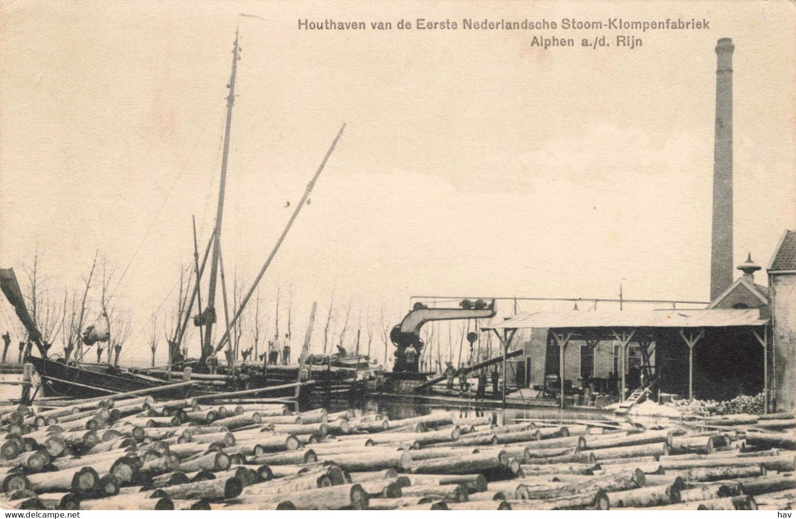 Alphen Aan Den Rijn Stoom Klompenfabriek Houthaven 2884 - Alphen A/d Rijn