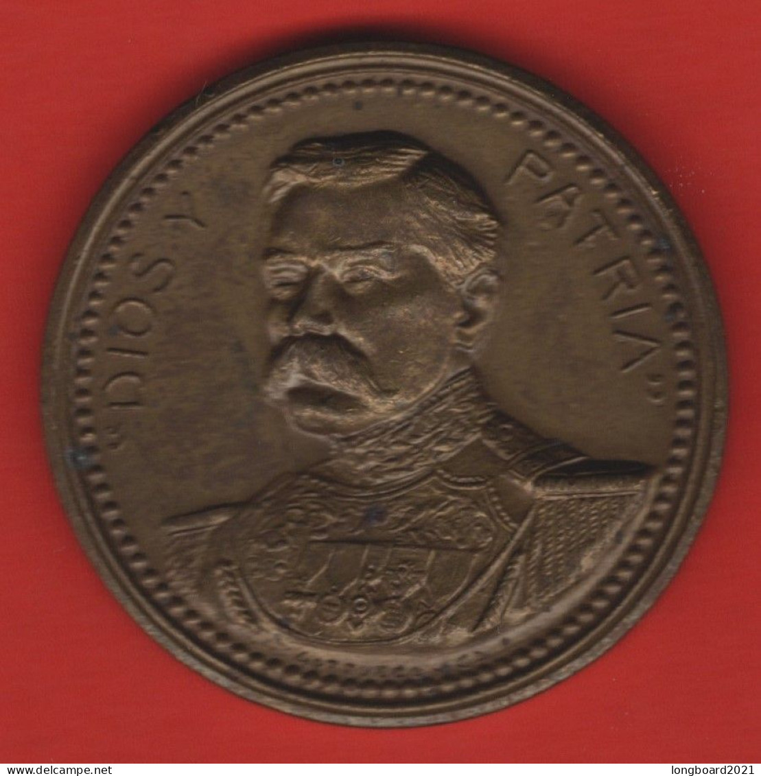 ARGENTINA - BRASS MEDAL 1914 GENERAL CAMPOS 34mm - Argentina