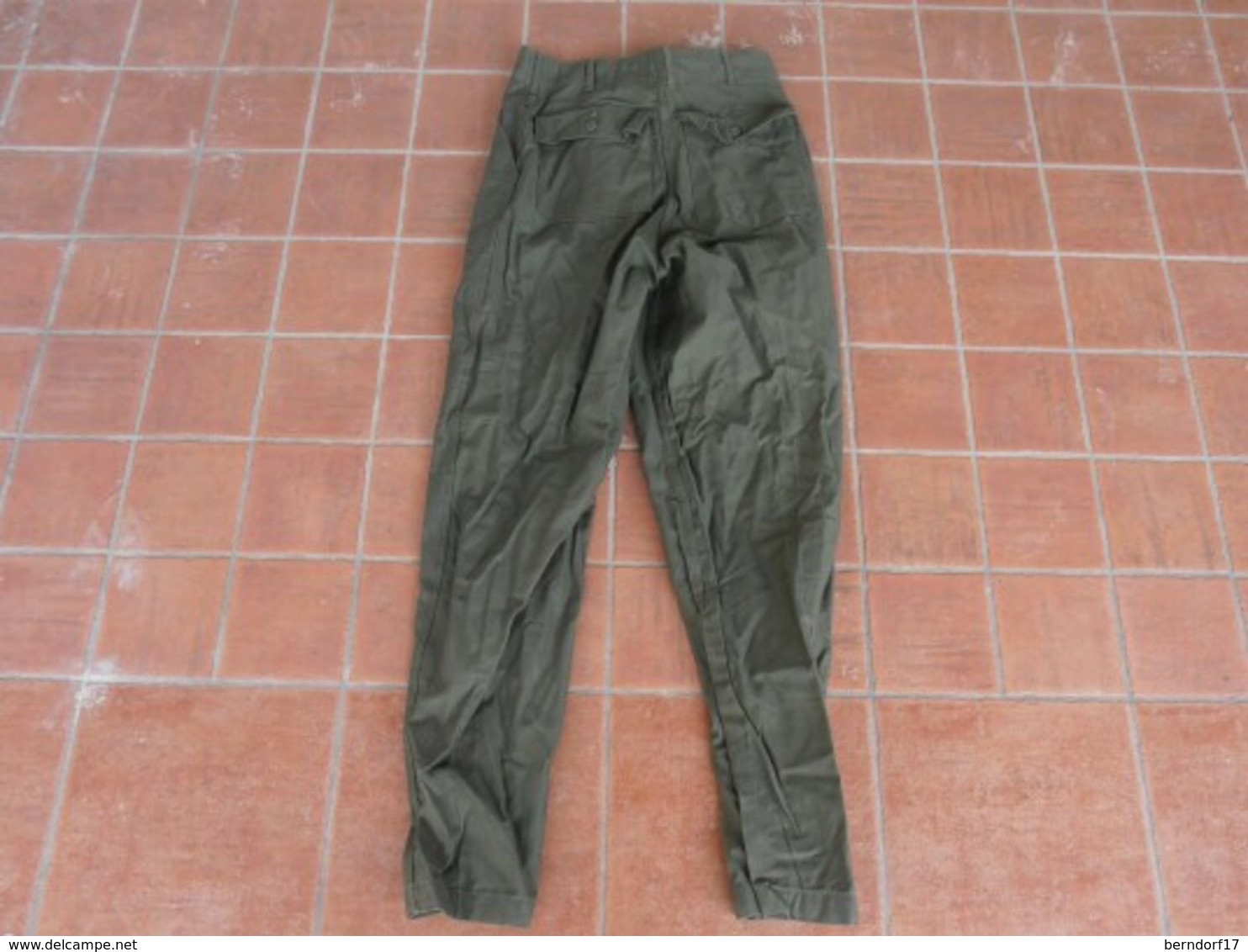 US ARMY VIETNAM TROUSER UTILITY COTTON SAGE GREEN - Uniforms