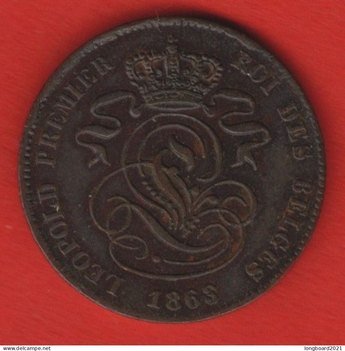 BELGIUM - 2 CENTIMES 1863 - 2 Centimes