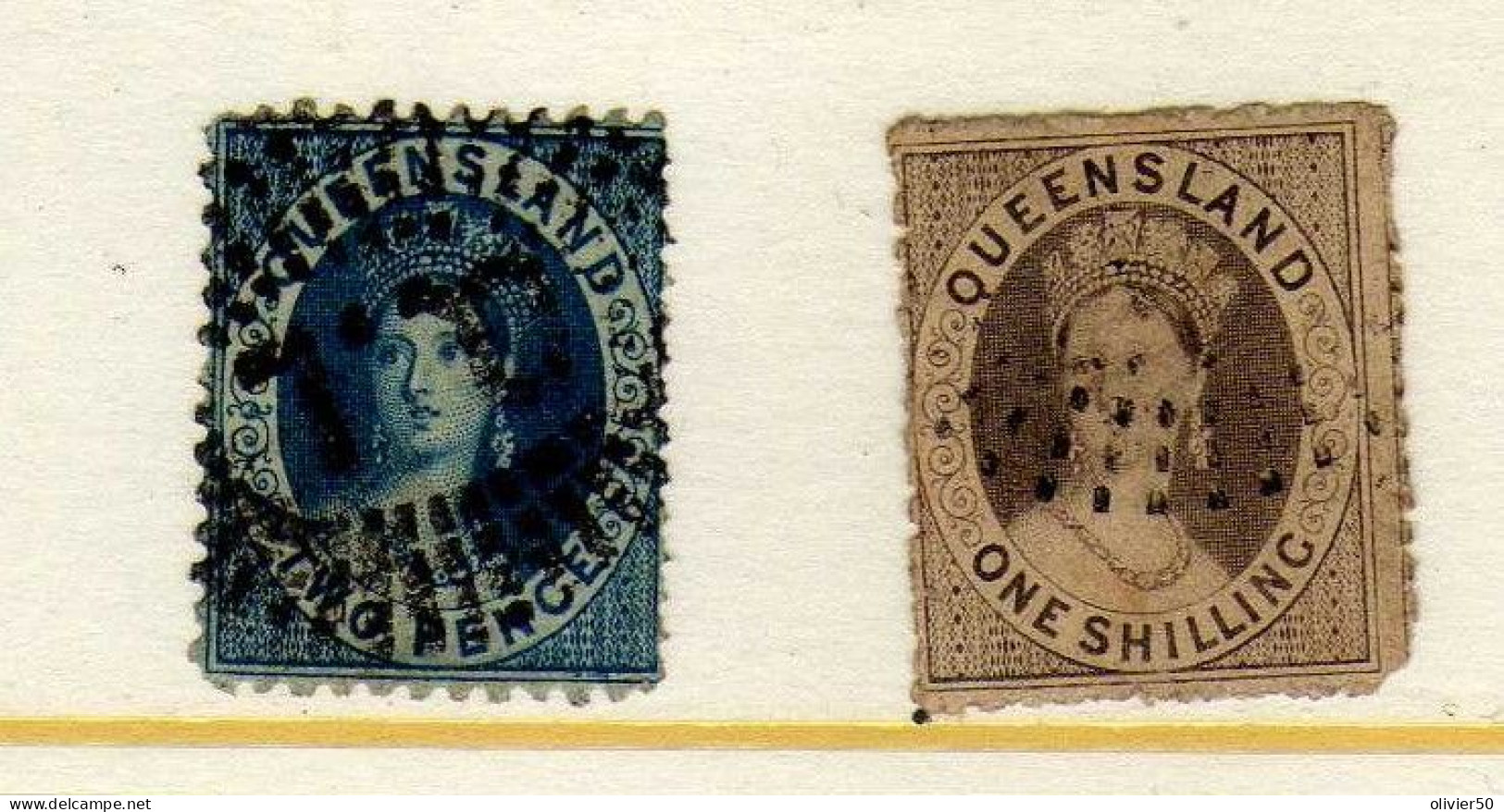 Queensland  - Victoria - Obliteres - Used Stamps