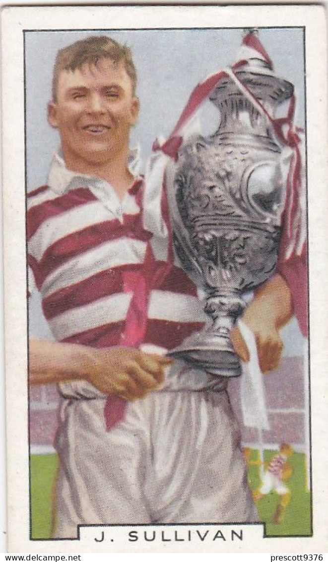 30 Jim Sullivan, Captain Wigan RLFC - Sporting Personalities 1936 - Gallaher Cigarette Card - Original - Sport - - Gallaher
