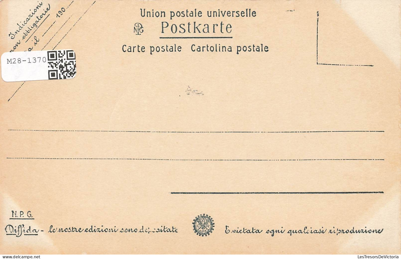 ITALIE - Napoli - Musée Nationale - Caracalla - Carte Postale Ancienne - Napoli (Neapel)
