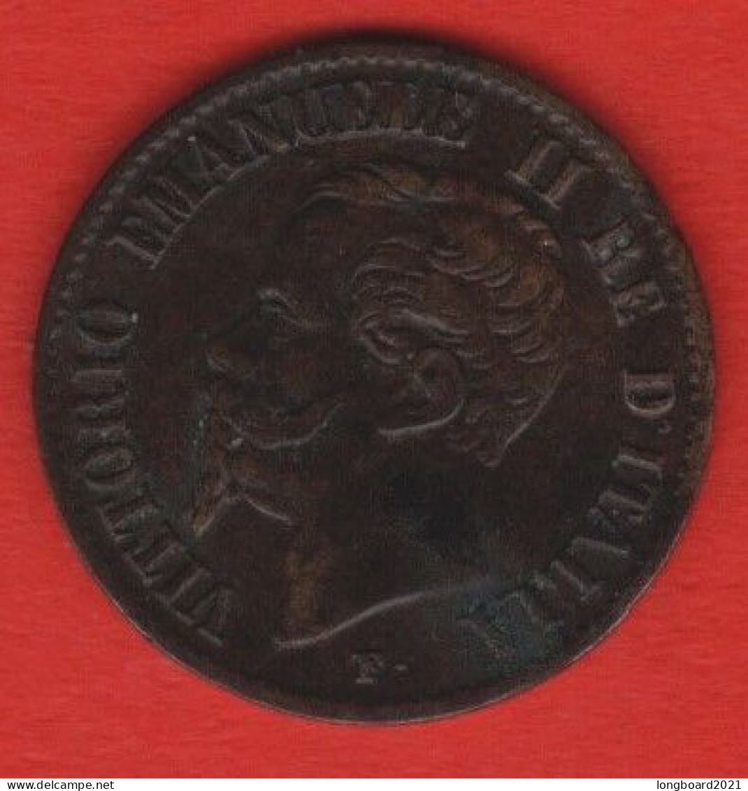 ITALY - 1 CENTESIMI 1862N - 1861-1878 : Vittoro Emanuele II