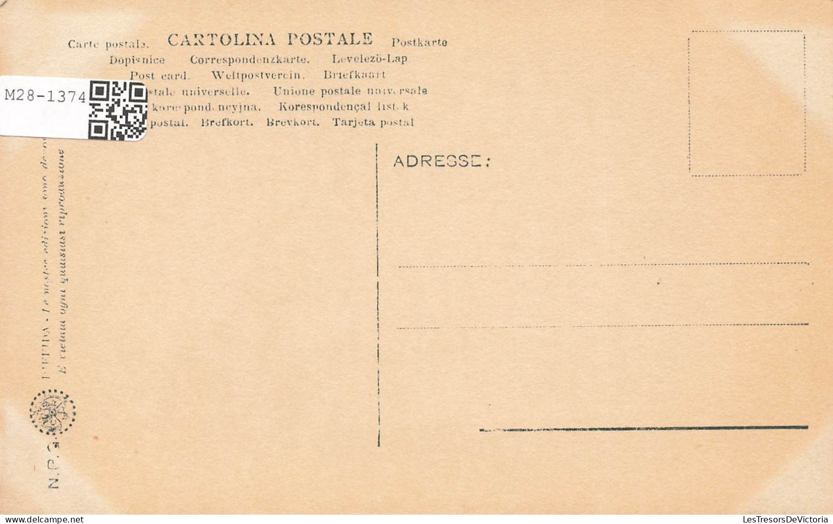 ITALIE - Napoli - Musée Nationale - Amore Con Delfino - Carte Postale Ancienne - Napoli (Naples)
