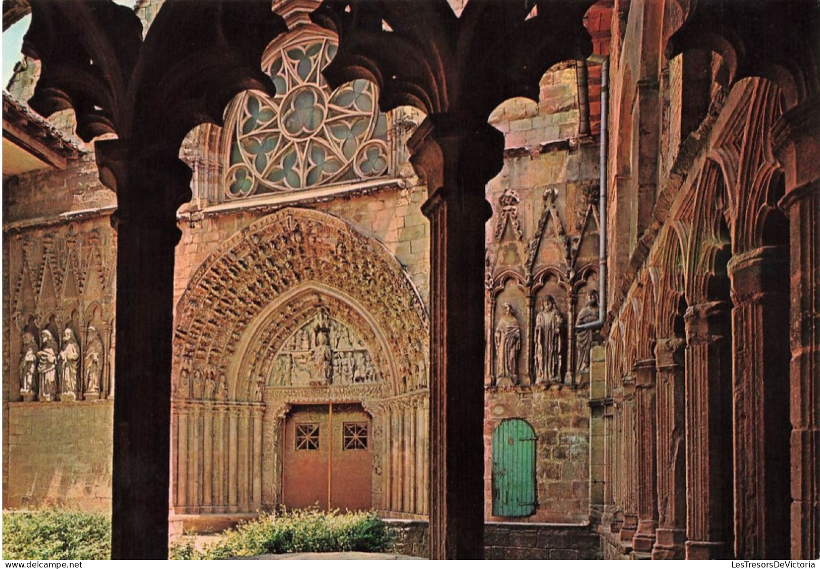 ESPAGNE - Olite - Sainte Marie - Colorisé - Carte Postale - Navarra (Pamplona)