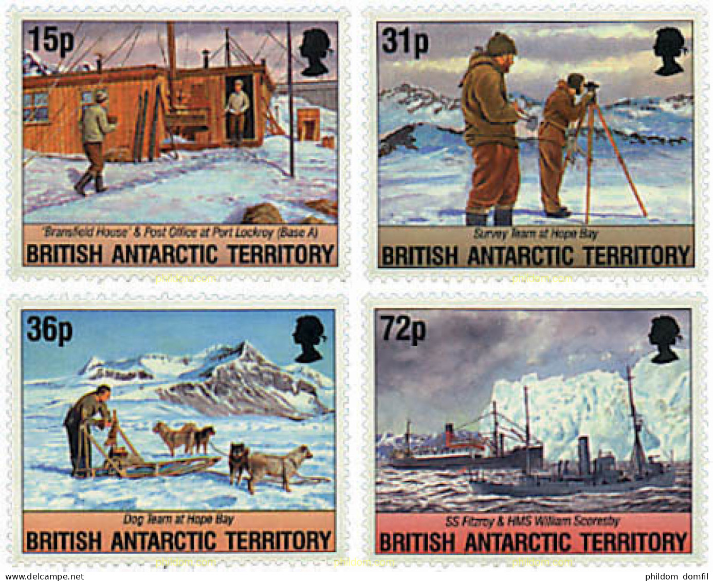 37152 MNH ANTARTIDA BRITANICA 1994 50 ANIVERSARIO DE LA OPERACION TABERNIN - Ungebraucht