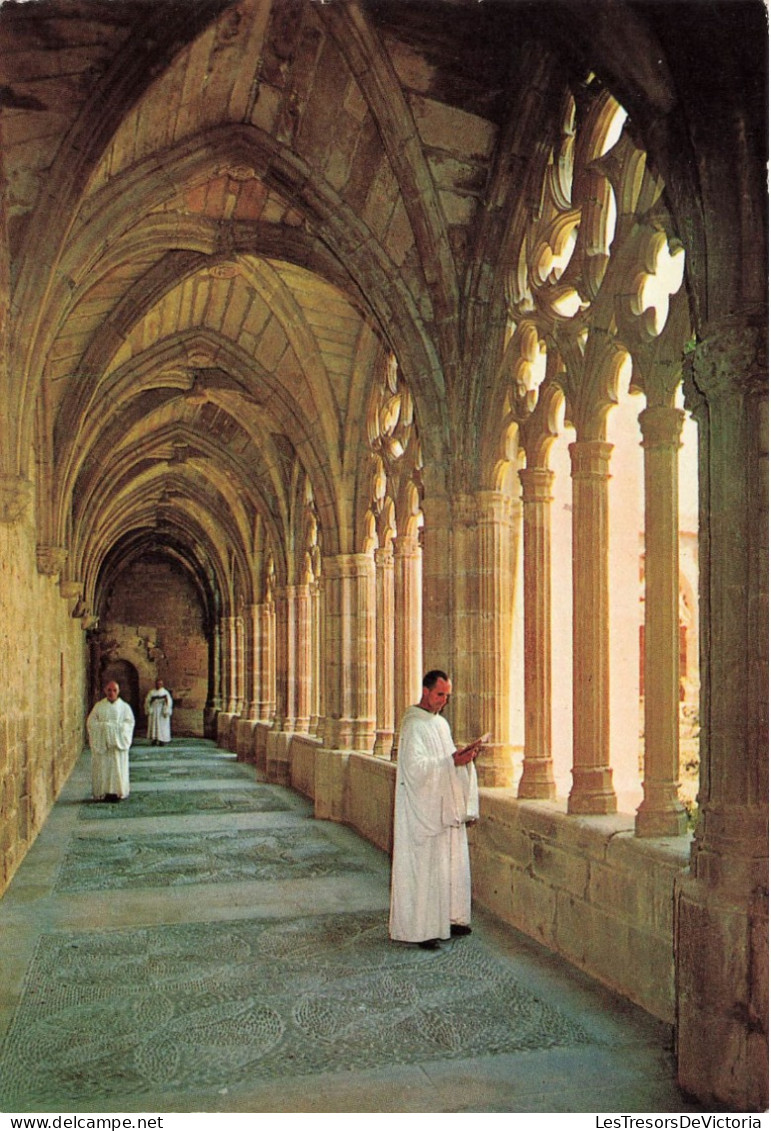 ESPAGNE - Abbaye Cistercienne De Santa Maria La Real De La Oliva - Vue Partielle Du Cloître - Colorisé - Carte Postale - Navarra (Pamplona)