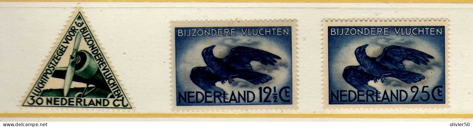 Pays-Bas (1933-38) - Vol Special - Carbeau - Neufs** - MNH - Poste Aérienne