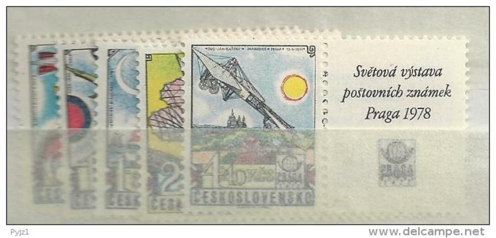 1977 MNH  Tschechoslowalei, Postfris** - Unused Stamps