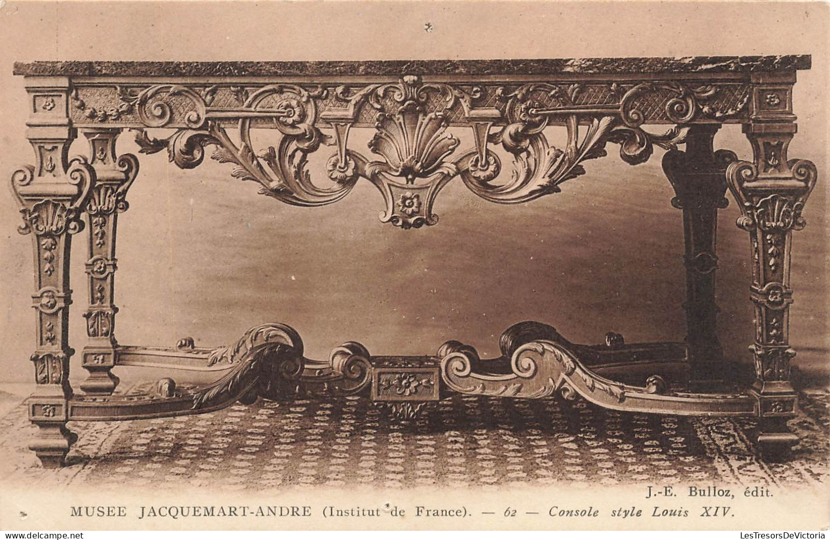 MUSÉES - Musée Jacquemart-Andre - Console Style Louis XIV - Carte Postale Ancienne - Museum