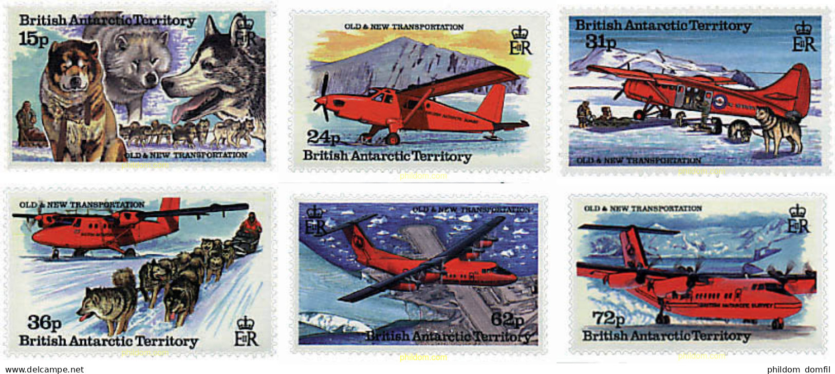 37373 MNH ANTARTIDA BRITANICA 1994 MEDIOS DE TRANSPORTE - Ongebruikt